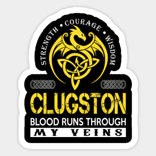 CLUGSTON Sticker